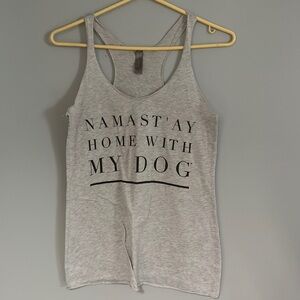 Namast’ay home with my dog tank